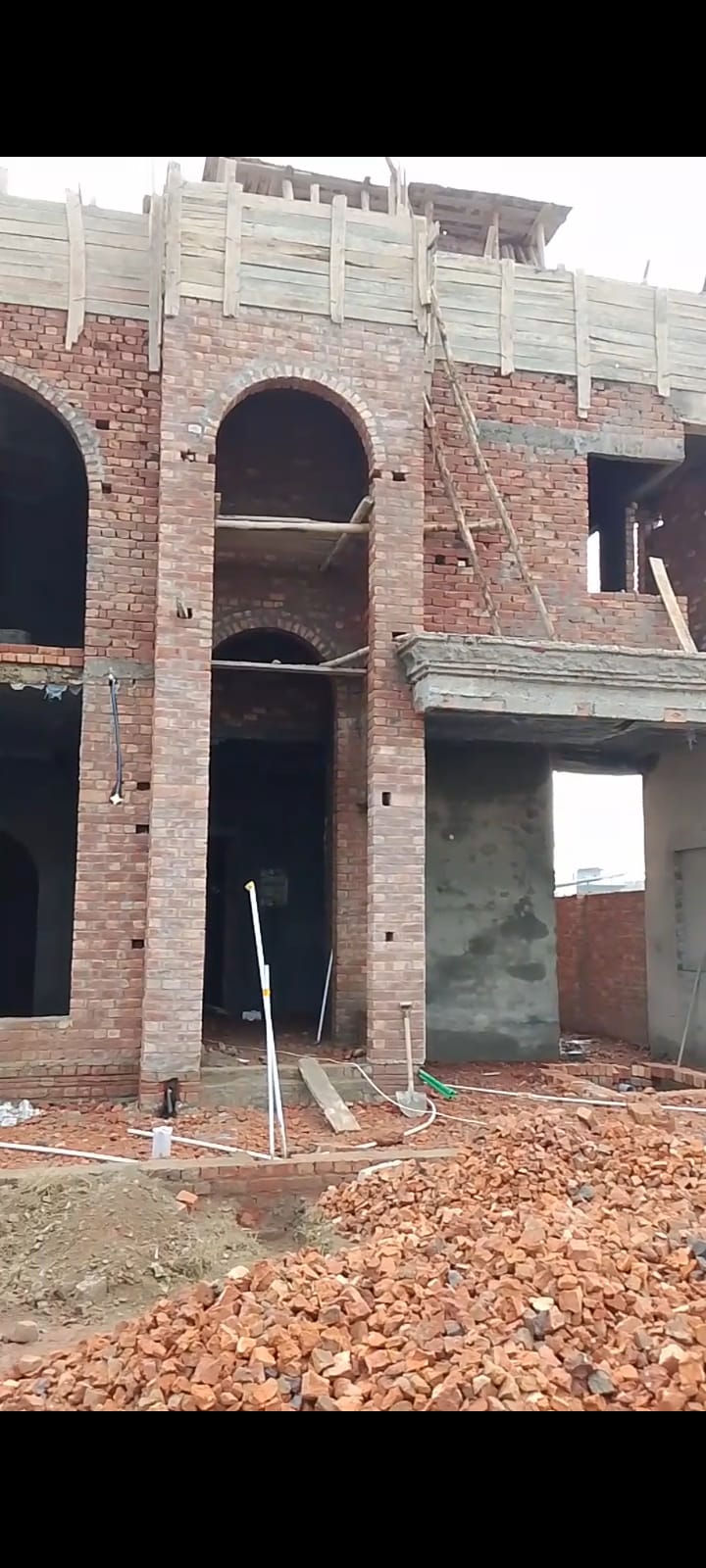 A.M Builders on-site house construction work 9 in Lahore