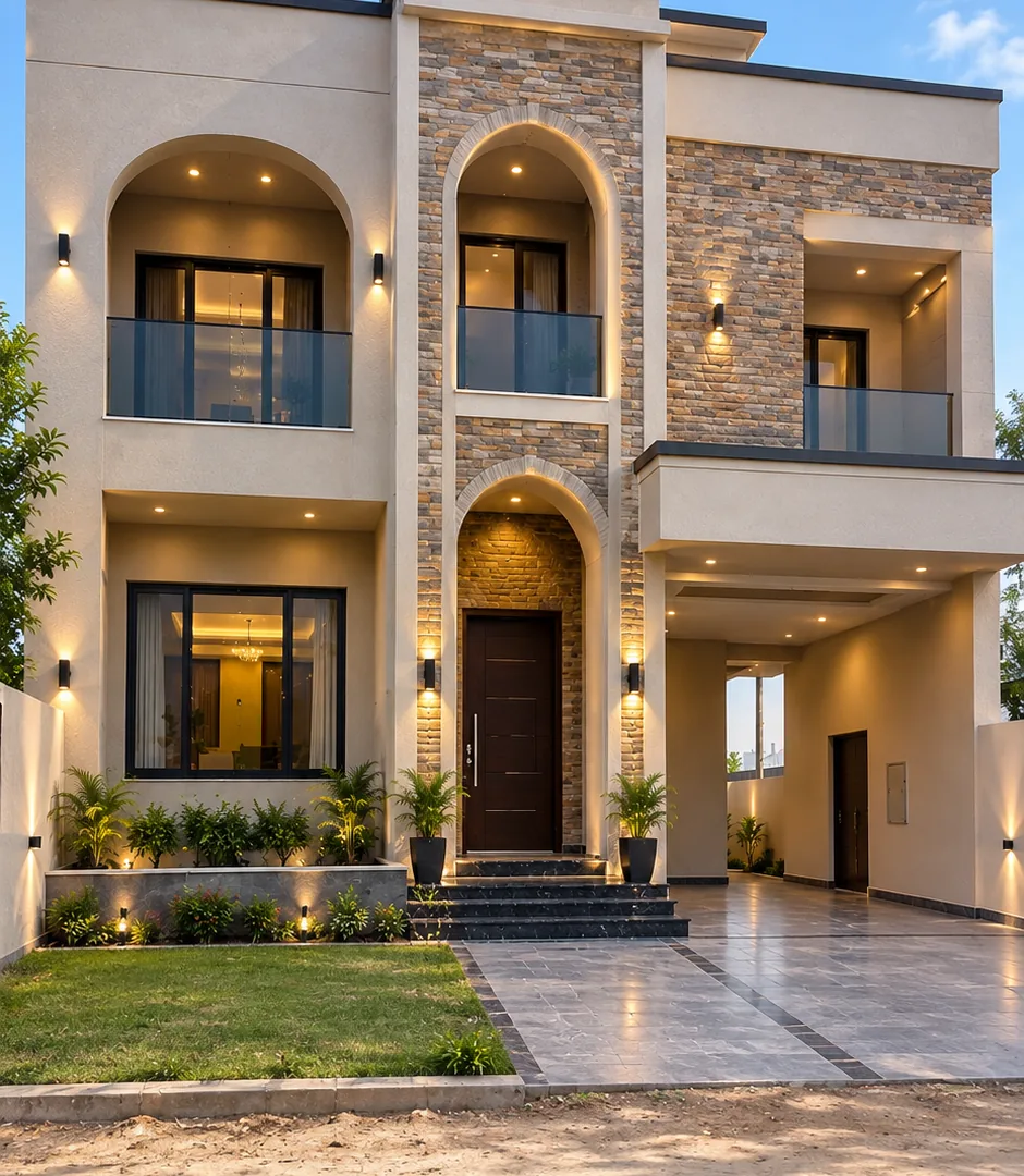A.M Builders construction and development site in Lahore, Pakistan